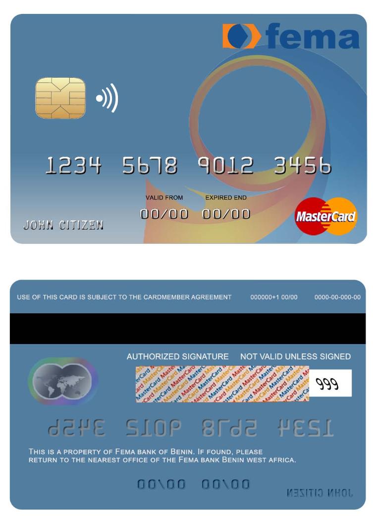 Benin Fema bank mastercard